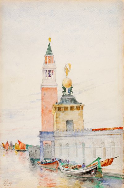 Venetië, 1933 door Cass Gilbert