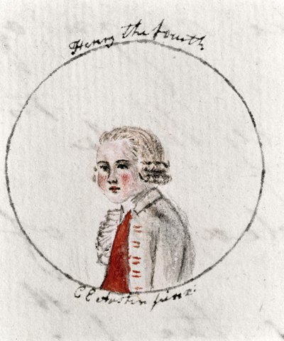 Hendrik IV, ca. 1790 door Cassandra Austen