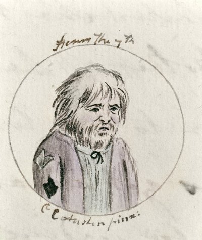 Hendrik VII, ca. 1790 door Cassandra Austen