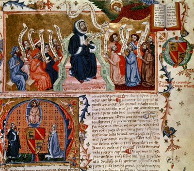 Fra Francesc Eiximenis (Girona,1330-Perpignan,1409) door Catalan School
