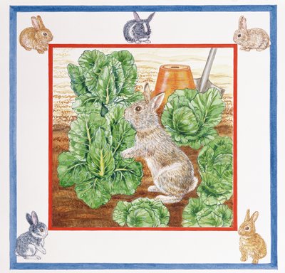 Een konijn in de kooltuin door Catherine Bradbury