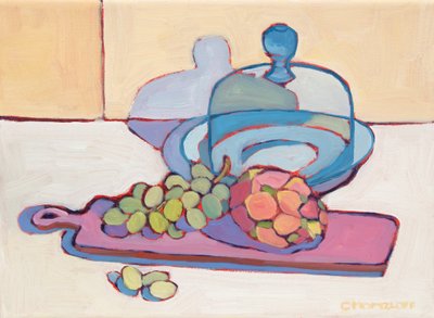 Drakenfruit en Druiven door Catherine J Martzloff