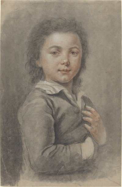 Portret van een Jonge Jongen door Catherine Lusurier