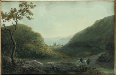 Penrhyn Kasteel, nabij Bangor, Gwynedd, Noord-Wales, voor 1820 door Catherine Maria Bury