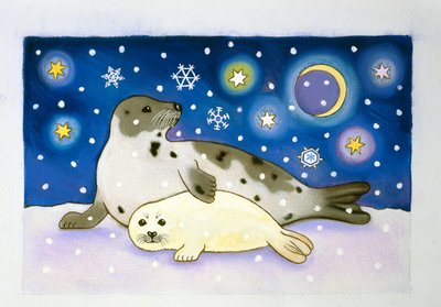 Kosmische zeehonden, 1997 door Cathy Baxter