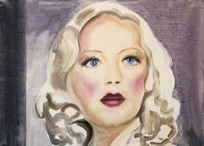 08.04.20 Ze was een artieste, 2020 (olieverf op papier) door Cathy Lomax