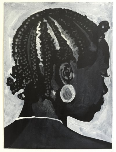 Belladonna: Koroba, 2014 (olieverf  acryl op papier) door Cathy Lomax