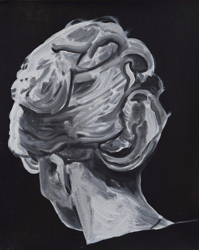 Belladonna: Socialite 2013 (olieverf  acryl op papier) door Cathy Lomax