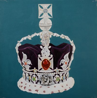 Kroonjuwelen 5, 2001 (olieverf op doek) door Cathy Lomax
