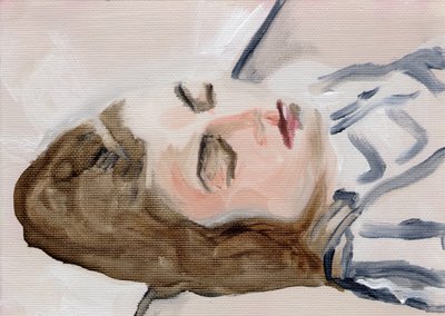 Toni Marachek, 2016 (olieverf op papier) door Cathy Lomax