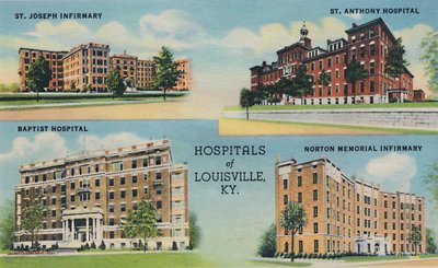 Ziekenhuizen van Louisville, KY., 1942 door Caufield and Shook