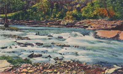 Snelle wateren, Cherokee Park, 1942 door Caufield and Shook