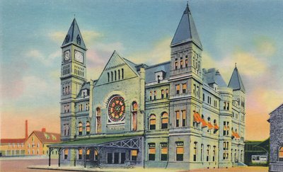 Union Station, 10th en Broadway, 1942 door Caufield and Shook