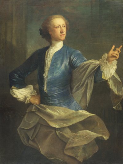 Portret van een heer door Cavaliere Carlo Francesco Rusca