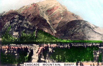 Cascade Mountain, Banff, Alberta, Canada, ca. 1920s door Cavenders Ltd
