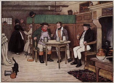 Illustratie voor The Pickwick Papers door Cecil Aldin door Cecil Charles Windsor Aldin