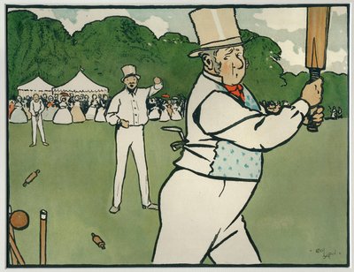Oude Engelse sporten en spellen: Cricket door Cecil Charles Windsor Aldin