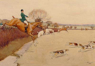 Over en uit door Cecil Charles Windsor Aldin