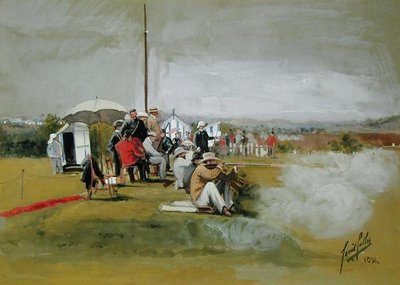 Schietbaan, Bisley Camp door Cecil Cutler