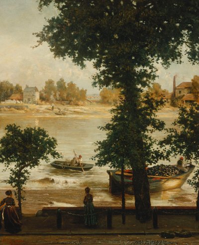 Een Zomeravond bij Cheyne Walk door Cecil Gordon Lawson