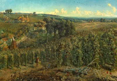 De Hop-Tuinen van Engeland, ca. 1875 door Cecil Gordon Lawson