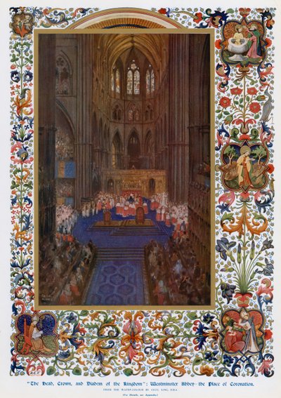 Westminster Abbey, de plaats van kroning door Cecil King