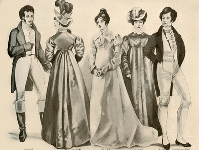 Kleding van 1812-1828 door Cecil W. Trout