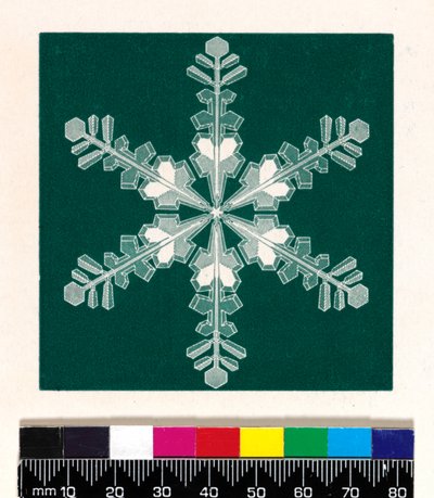 Sneeuwkristallen door Cecilia Glaisher