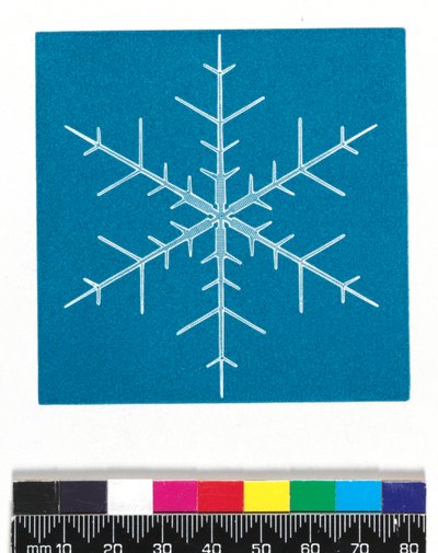Sneeuwkristallen door Cecilia Glaisher