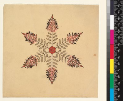 Sneeuwkristallen door Cecilia Glaisher