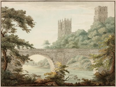 Durham Kathedraal, rond 1800-1810 door Cecilia Priscilla Cooke