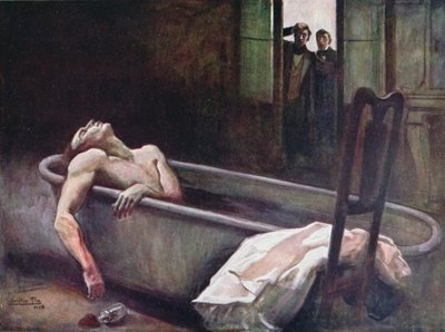 De Dood van Horace Wells (1815-48) 1908 door Cecilio Pla Gallardo