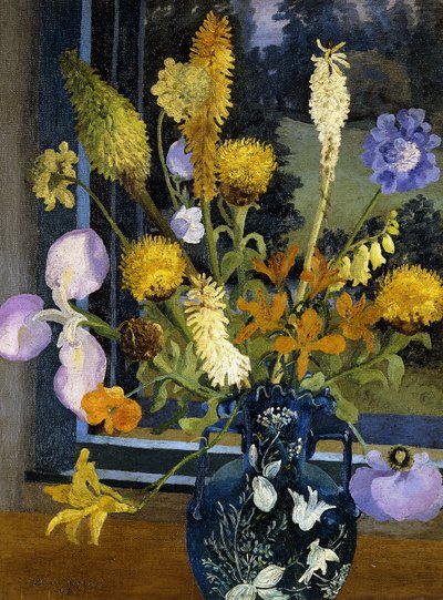 Bloemen in Feering door Cedric Morris