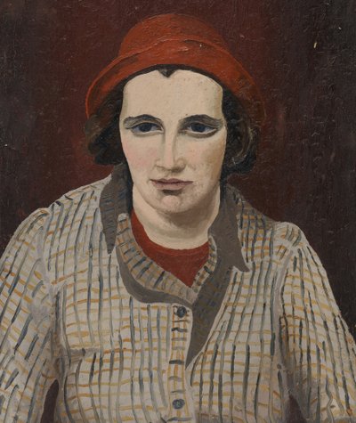 Portret van Denise Broadley door Cedric Morris