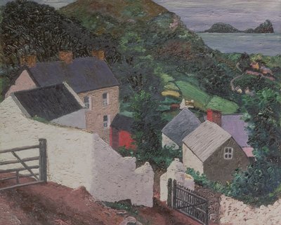 Worms Head: Gower Peninsula door Cedric Morris