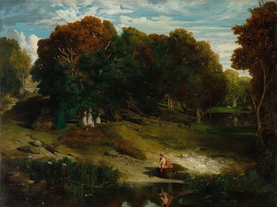 In het Bos door Celestin Francois Nanteuil