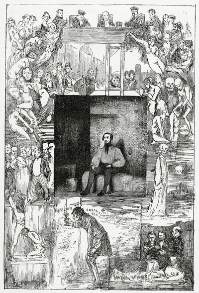 De Laatste Dag van de Gevangene, 19e Eeuw door Celestin Francois Nanteuil