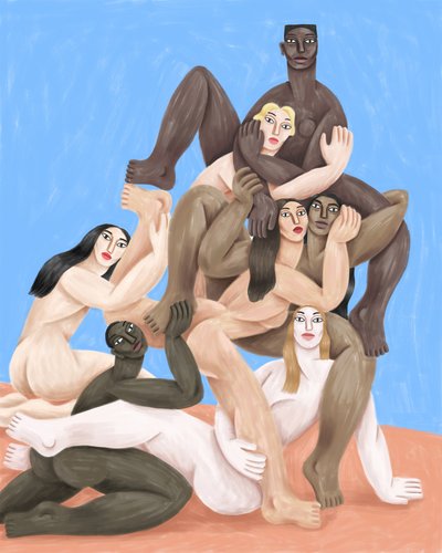 Heidense hemel door Cépé