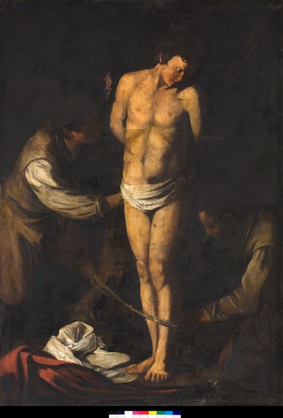 Sint Sebastiaan in de sacristie van de Canonici, ca. 1768 door Cesare Ligari
