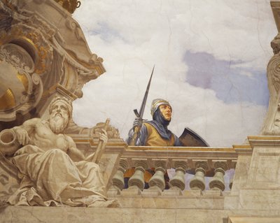Detail uit Allegorie van Italië door Cesare Mariani