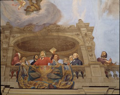 Detail (Allegorie van Italië) door Cesare Mariani