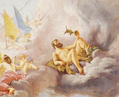 Detail van Allegorie van Italië door Cesare Mariani