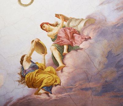 Detail van Allegorie van Italië door Cesare Mariani