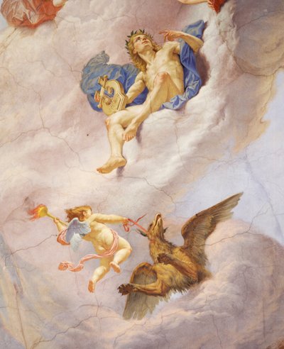 Detail van Allegorie van Italië door Cesare Mariani