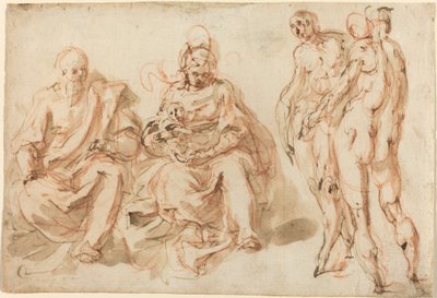 De aanbidding van de herders door Cesare Pollini