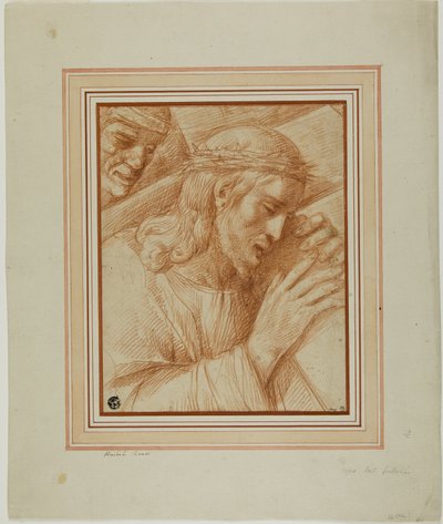 Christus draagt het kruis door Cesare Rossetti