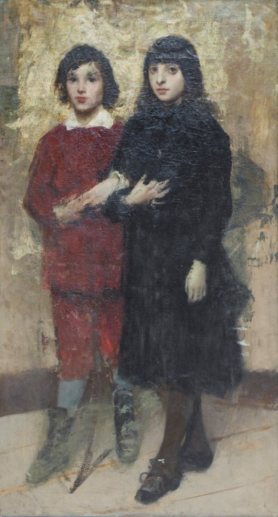 Twee neven, Cesare Tallone door Cesare Tallone