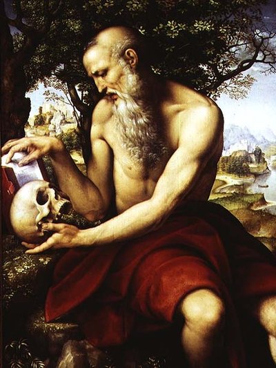 St. Hiëronymus door Cesare da Sesto
