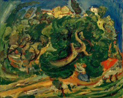 Ch. Soutine, landschap in Zuid-Frankrijk door Chaim Soutine
