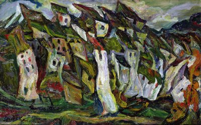 Huizen, 1919-22 door Chaim Soutine